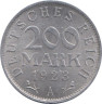  Веймарская республика. 200 марок 1923 год. (A) 