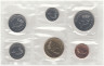  Канада. Набор монет 1993 год. Официальный годовой набор. (6 штук, в конверте) 