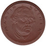  Германия. Айзенах. 1 марка 1921 год. Мартин Лютер. (нотгельд, керамика) 