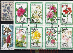Набор марок. Цветы. 10 марок. (Н-49) 