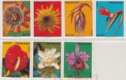Набор марок. Парагвай. Цветы. 7 марок.