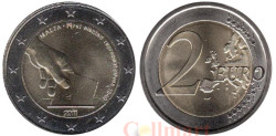 Мальта. 2 евро 2011 год. Первые выборы на Мальте.