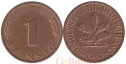 ФРГ. 1 пфенниг 1988 год. (G)