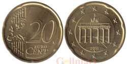 Германия. 20 евроцентов 2011 год. Бранденбургские ворота. (A)