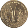  Западная Африка (BCEAO). 5 франков 2006 год. Канна (антилопа). 