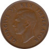  ЮАР. 1 пенни 1939 год. Парусник Дромедарис. 
