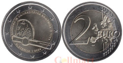 Словения. 2 евро 2024 год. 250 лет Национальной и университетской библиотеке.