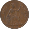  Великобритания. 1 пенни 1949 год. 