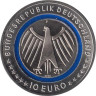 Германия. 10 евро 2025 год. Служба технической поддержки. (F) 