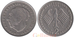 Германия (ФРГ). 2 марки 1972 год. Теодор Хойс. (G)