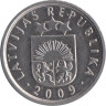  Латвия. 50 сантимов 2009 год. Саженец соснового дерева. 