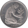  ФРГ. 50 пфеннигов 1992 год. (A) 
