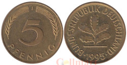 ФРГ. 5 пфеннигов 1995 год. (J)