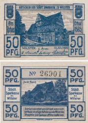 Бона. Германия. Вильстер 50 пфеннигов 1920 год. Нотгельд. (VF)