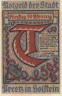  Бона. Германия. Прец 50 пфеннигов 1921 год. Литера "T". Нотгельд (вертикальный). (XF) 