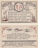  Бона. Германия. Мелле 25 пфеннигов 1921 год (вариант 1). Нотгельд. (XF) 