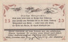  Бона. Германия. Мелле 25 пфеннигов 1921 год (вариант 1). Нотгельд. (XF) 