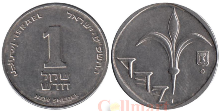  Израиль. 1 новый шекель 2009 год. 
