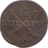  Швеция. 1/12 скиллинга 1808 год. Король Густав IV Адольф. 