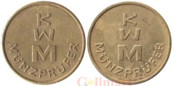 ФРГ. Парковочный жетон KWM Munzprufer. (17,5 мм)