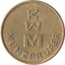  ФРГ. Парковочный жетон KWM Munzprufer. (17,5 мм) 
