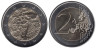  Словакия. 2 евро 2022 год. 35 лет программе Эразмус. 
