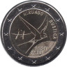  Эстония. 2 евро 2023 год. Деревенская ласточка. 