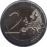  Эстония. 2 евро 2023 год. Деревенская ласточка. 