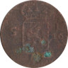  Голландская Ост-Индия. 1/16 гульдена 1808 год. Батавия. (медь) 