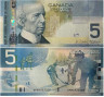  Бона. Канада 5 долларов 2010 год. Зимние виды спорта. (Пресс) 