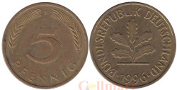 ФРГ. 5 пфеннигов 1996 год. (F)