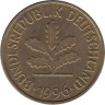  ФРГ. 5 пфеннигов 1996 год. (F) 