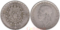 Швеция. 1 крона 1946 год. Король Густав V.