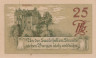  Бона. Германия. Зальфельд 25 пфеннигов 1921 год. Нотгельд. (XF) 