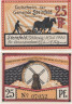  Бона. Германия. Штайнфельд (Шлезвиг) 25 пфеннигов 1920 год (вариант 4). Нотгельд. (VF) 