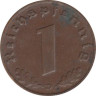 Германия - Третий рейх. 1 рейхспфенниг 1938 год. (D) 