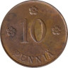  Финляндия. 10 пенни 1940 год. 