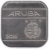  Аруба. 50 центов 2016 год. 