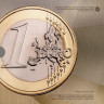  Литва. Официальный годовой набор монет евро 2015 год. 8 монет + жетон в банковской упаковке (Proof в капсулах) 