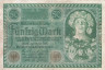  Бона. Германия 50 марок 1920 год. Фермер и Рабочий. (VF-) 