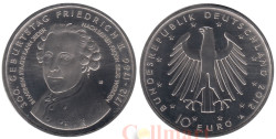 Германия. 10 евро 2012 год. 300 лет со дня рождения Фридриха II.