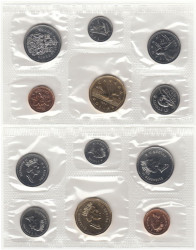 Канада. Набор монет 1994 год. Официальный годовой набор. (6 штук, в конверте)