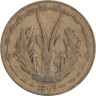  Западная Африка (BCEAO). 10 франков 1969 год. Канна (антилопа). 