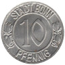  Германия. Бонн. 10 пфеннигов 1920 год. Бетховен. Нотгельд. 