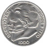  Германия. Бонн. 10 пфеннигов 1920 год. Бетховен. Нотгельд. 