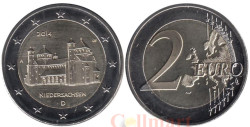 Германия. 2 евро 2014 год. Нижняя Саксония. Церковь святого Михаила. (A)