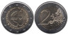  Словакия. 2 евро 2014 год. 10 лет вхождению Словакии в Евросоюз. 
