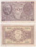  Бона. Италия 5 лир 1944 год. Афина. (F) 