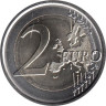  Италия. 2 евро 2025 год. Кругосветное путешествие «Америго Веспуччи» 2023-2025. 