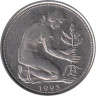  ФРГ. 50 пфеннигов 1993 год. (J) 
